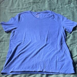 Vince Royal Blue V-Neck Men's Tee